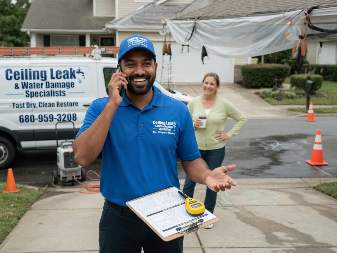 Ceiling Leak Cleanup Sublime, TX FAQs
